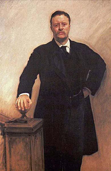 John Singer Sargent Theodore Roosevelt, Sweden oil painting art